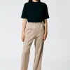 Tibi Active Knit Scottie Jogger Khaki Best