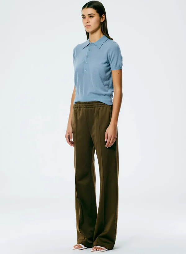 Tibi Active Knit Scottie Jogger Wood Best Sale