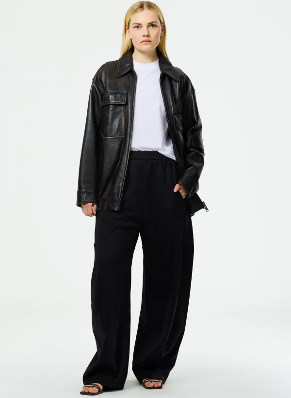 Tibi Active Knit Winslow Pant - Regular Black Store