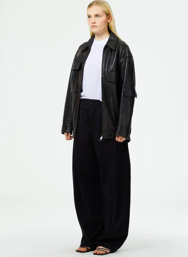 Tibi Active Knit Winslow Pant - Regular Black Store