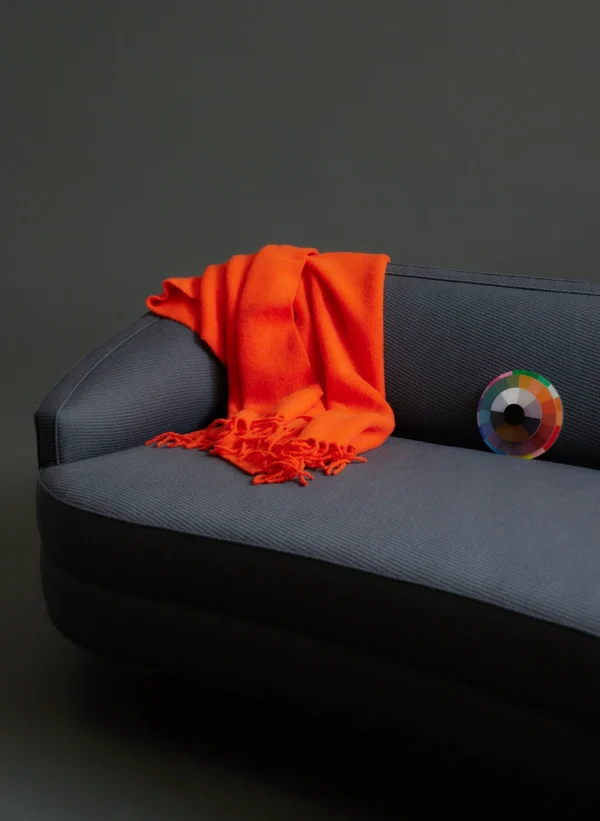 Tibi Blanket Scarf Orange Store