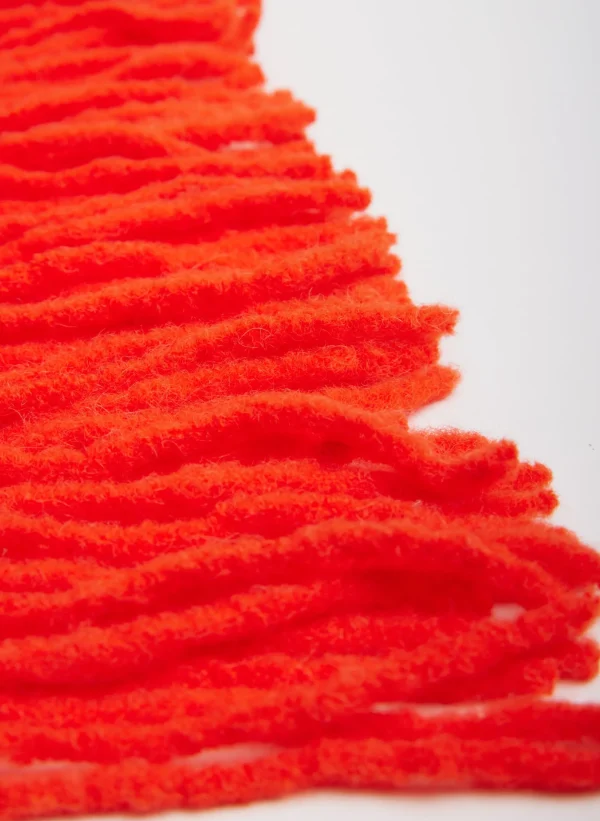 Tibi Blanket Scarf Orange Store