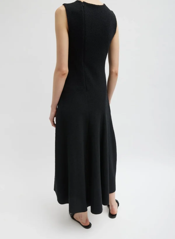 Tibi Boucle Knit Sculpted Dress Black Shop