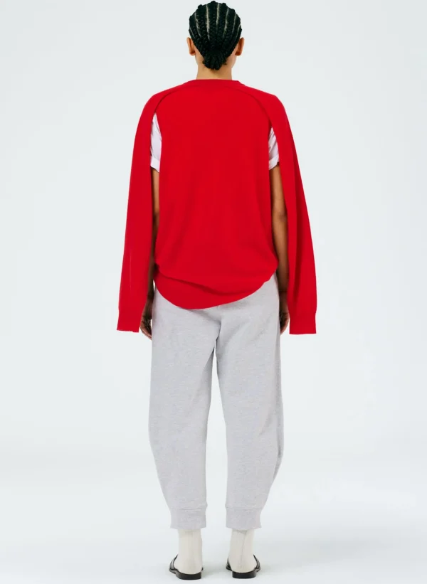 Tibi Calder Sweatpant Heather Grey Online