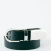 Tibi Carlos Leather Belt Black Shop