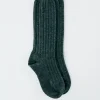 Tibi Cashmere Socks Heather Grey Hot