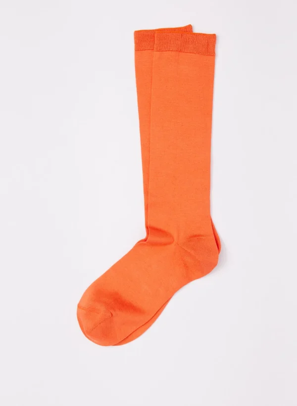 Tibi Classic Socks Orange Outlet