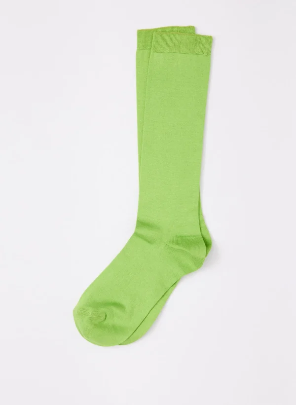 Tibi Classic Socks Bright Green Online