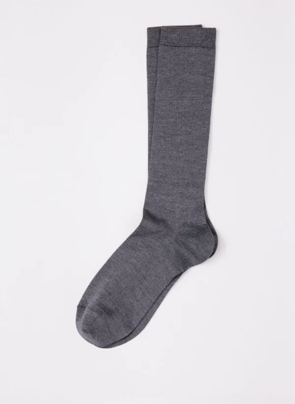 Tibi Classic Socks Grey Fashion