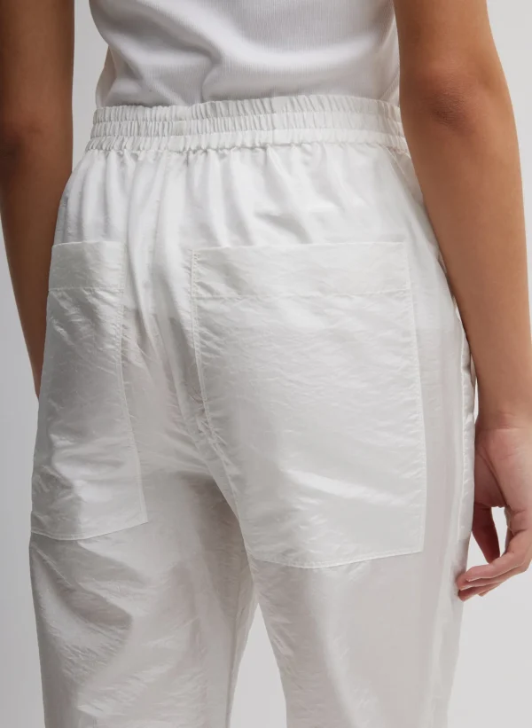 Tibi Crispy Nylon Kat Jogger White Best Sale