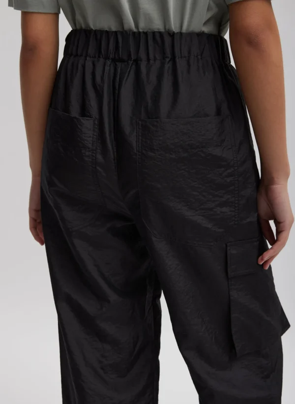 Tibi Crispy Nylon Wilt Pull On Jogger Black Online