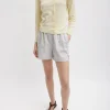 Tibi Crispy Sweater Shrunken Cardigan Butter Outlet