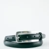 Tibi Darwin Leather Belt Black Clearance