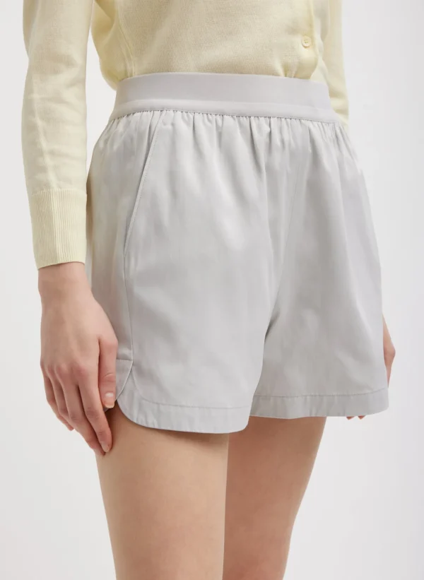 Tibi Drapey Suiting Pull On Short Stone Shop