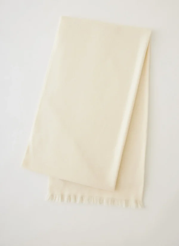 Tibi Fringe Scarf Ivory Hot