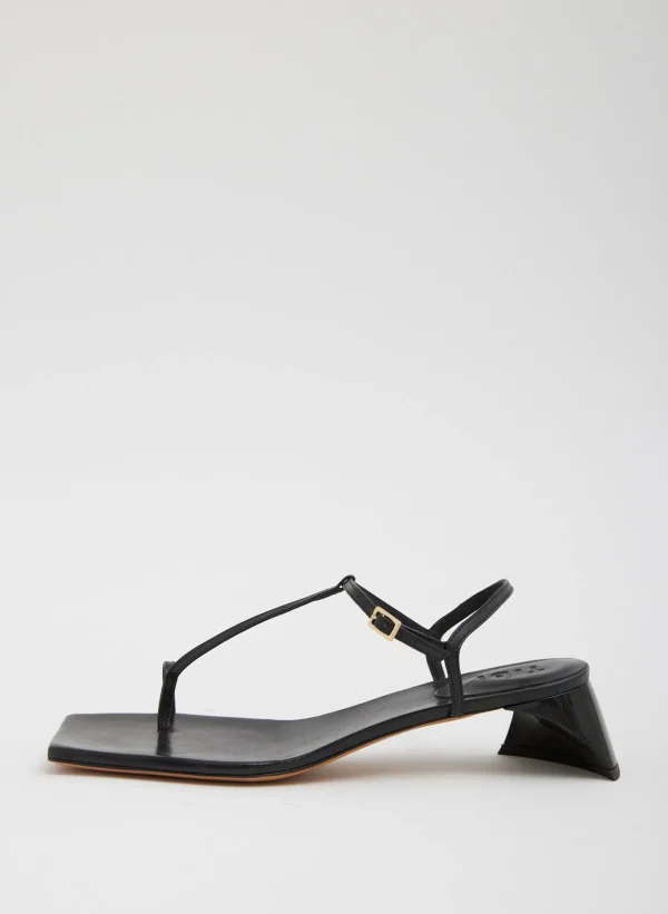 Tibi Georgia Sandal Black Cheap