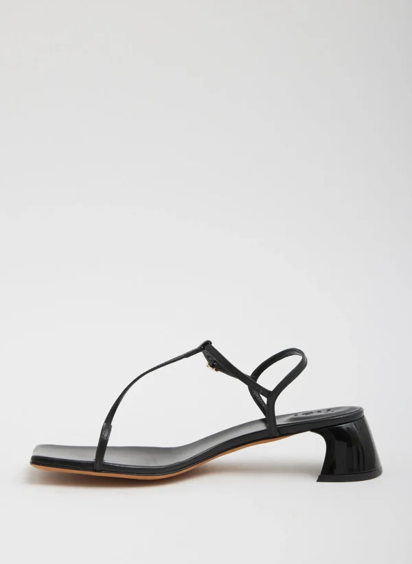 Tibi Georgia Sandal Black Cheap