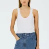 Tibi Giselle Tank Sweater White Shop