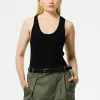 Tibi Giselle Tank Sweater Black Fashion