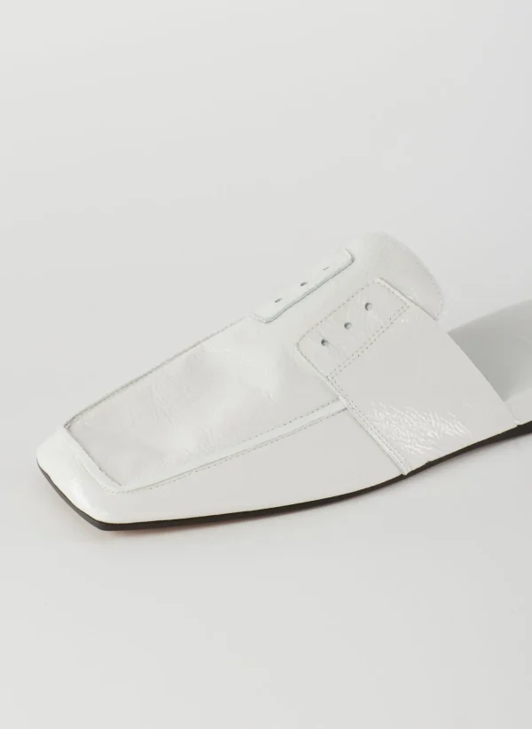 Tibi Granger Slide Creamy White Fashion