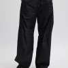 Tibi Italian Sporty Nylon Winslow Pant Black Hot