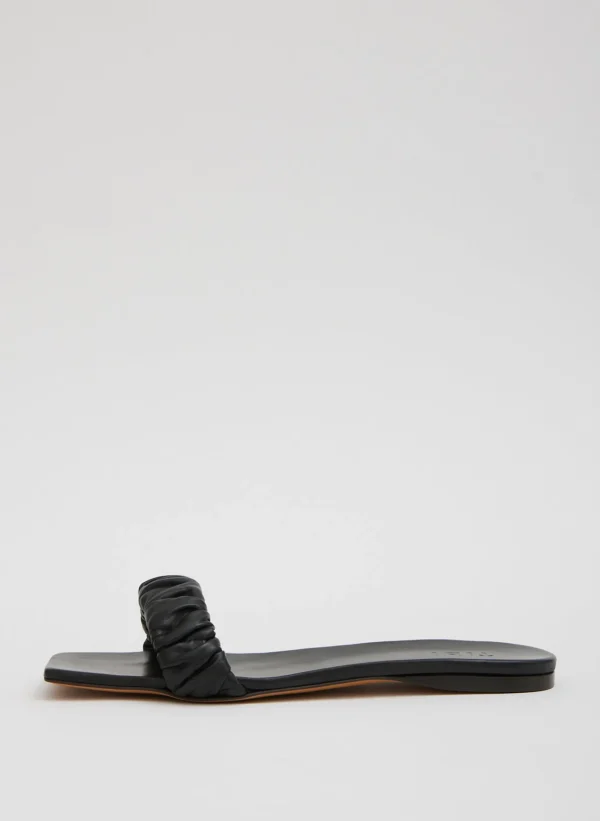 Tibi Jordan Nappa Sandal Black Outlet