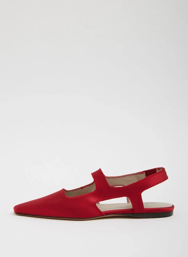 Tibi Malcolm Flat Red Clearance