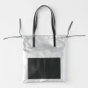 Tibi Metallic Lucas Bag Silver Cheap