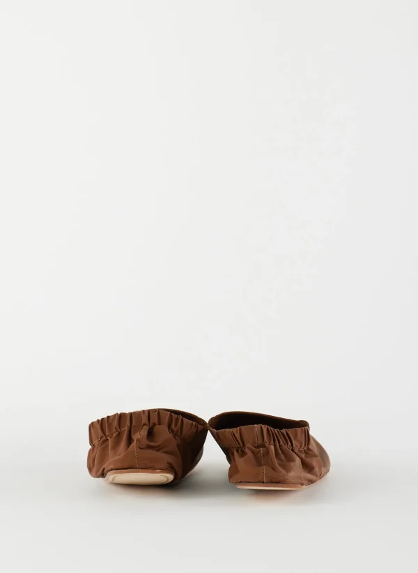 Tibi Mikhail Flat Brown Outlet