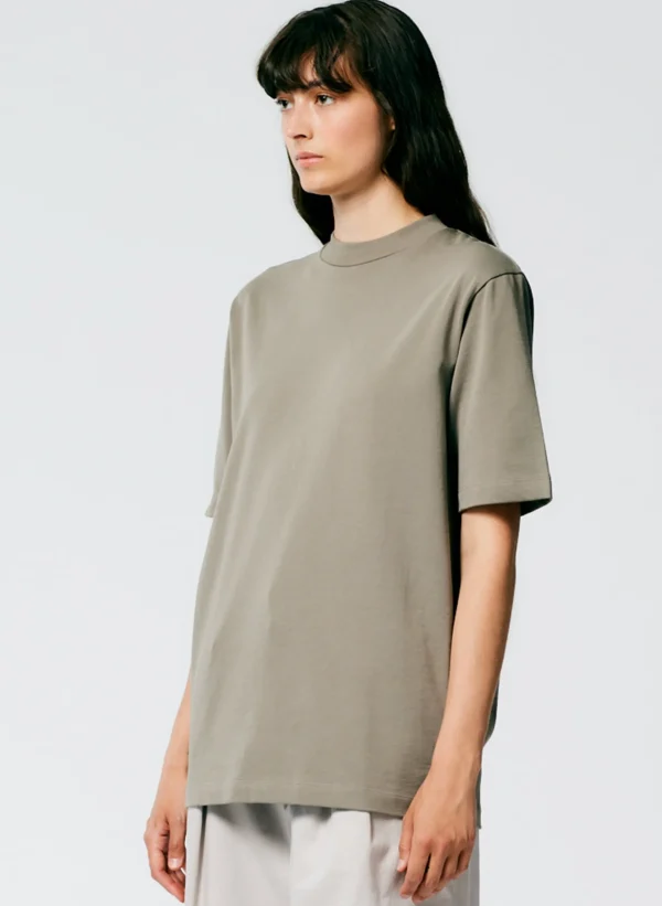 Tibi Perfect Unisex T-Shirt Basalt Discount