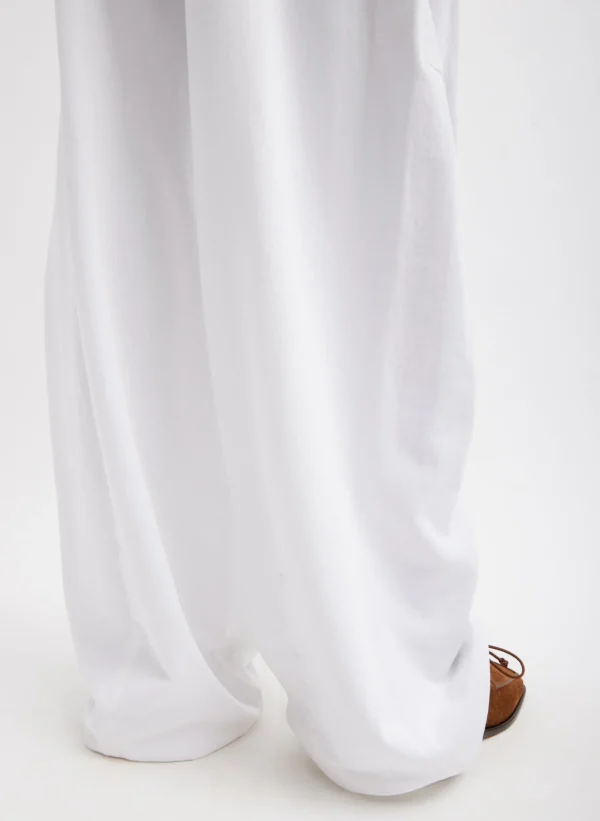 Tibi Summer Sweatshirting Winslow Pant White Online