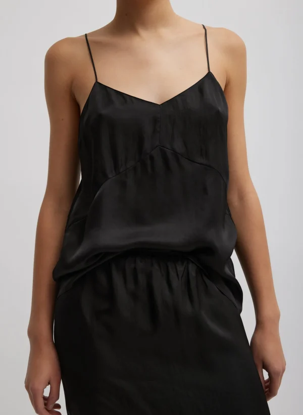 Tibi The Slip Cami Black Clearance