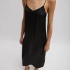 Tibi The Slip Dress Black Clearance