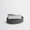 Tibi Tobian Webbing Belt Grey Hot