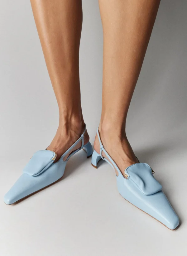 Tibi Victor Slingback Baby Blue Best