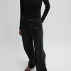 Tibi Denim Tuck Jean Vintage Black Hot