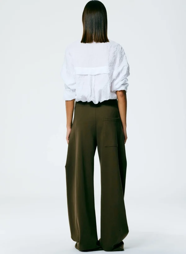 Tibi Winslow Sweatpant - Petite Wood Outlet